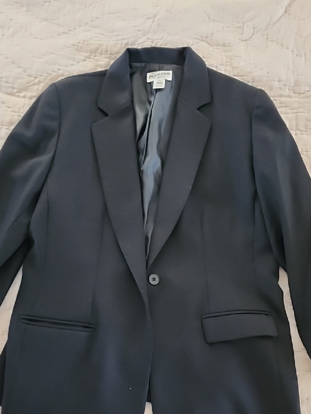 Pendleton Women's Black Single-Button Blazer